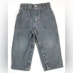 BABY GAP Toddler Boys' Y2K Vintage High Waisted Straight Leg Denim Jeans 2XL